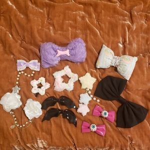 Fairy kei/decora hair accessories bundle
